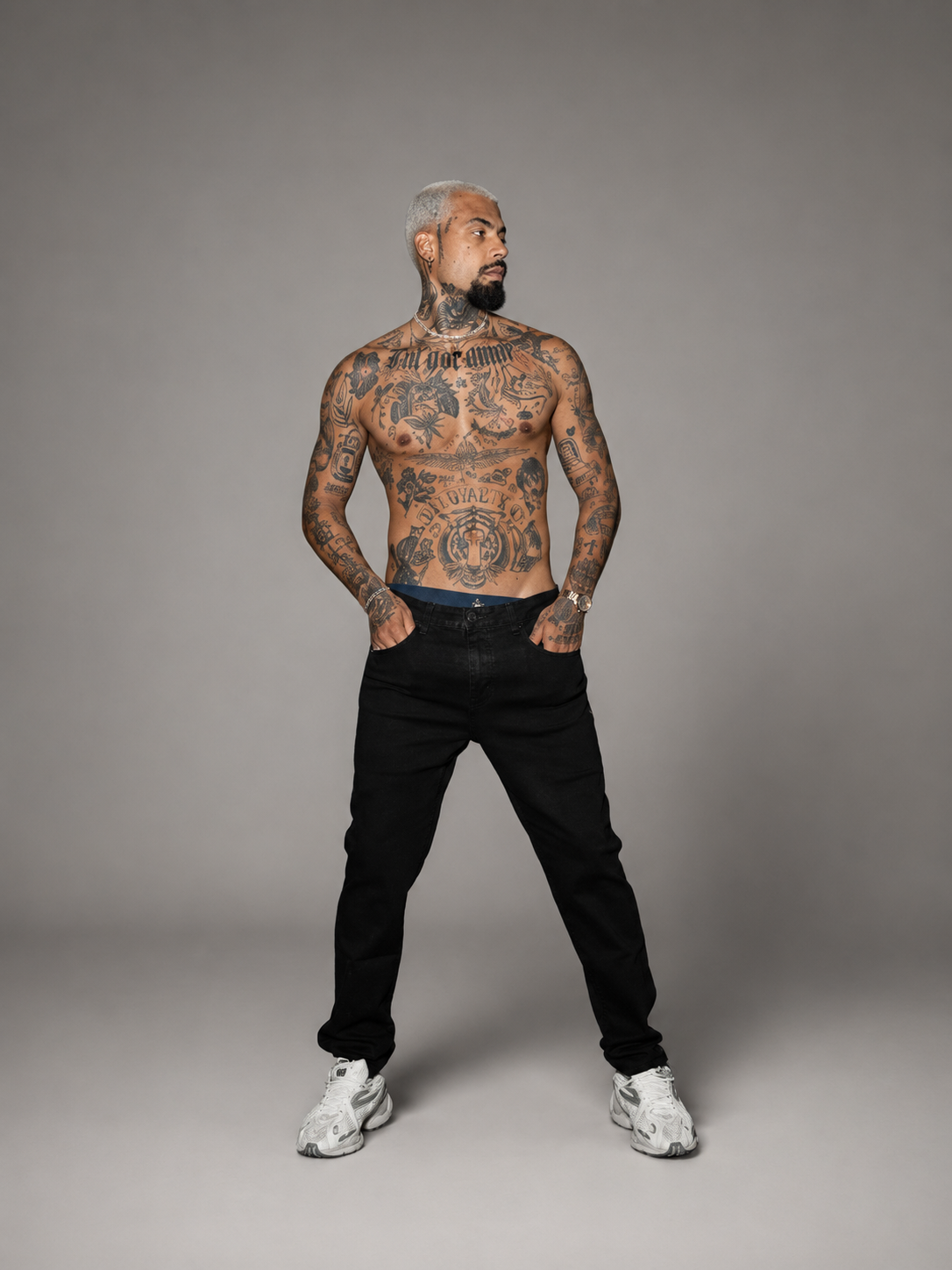 Calça Slim Black FBG
